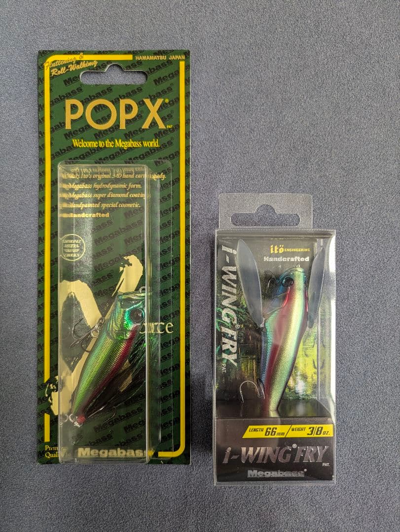 限定 メガバス ヤマトタマムシ　 POP-X 　ｉ－ＷＩＮＧＦＲＹセット 新品