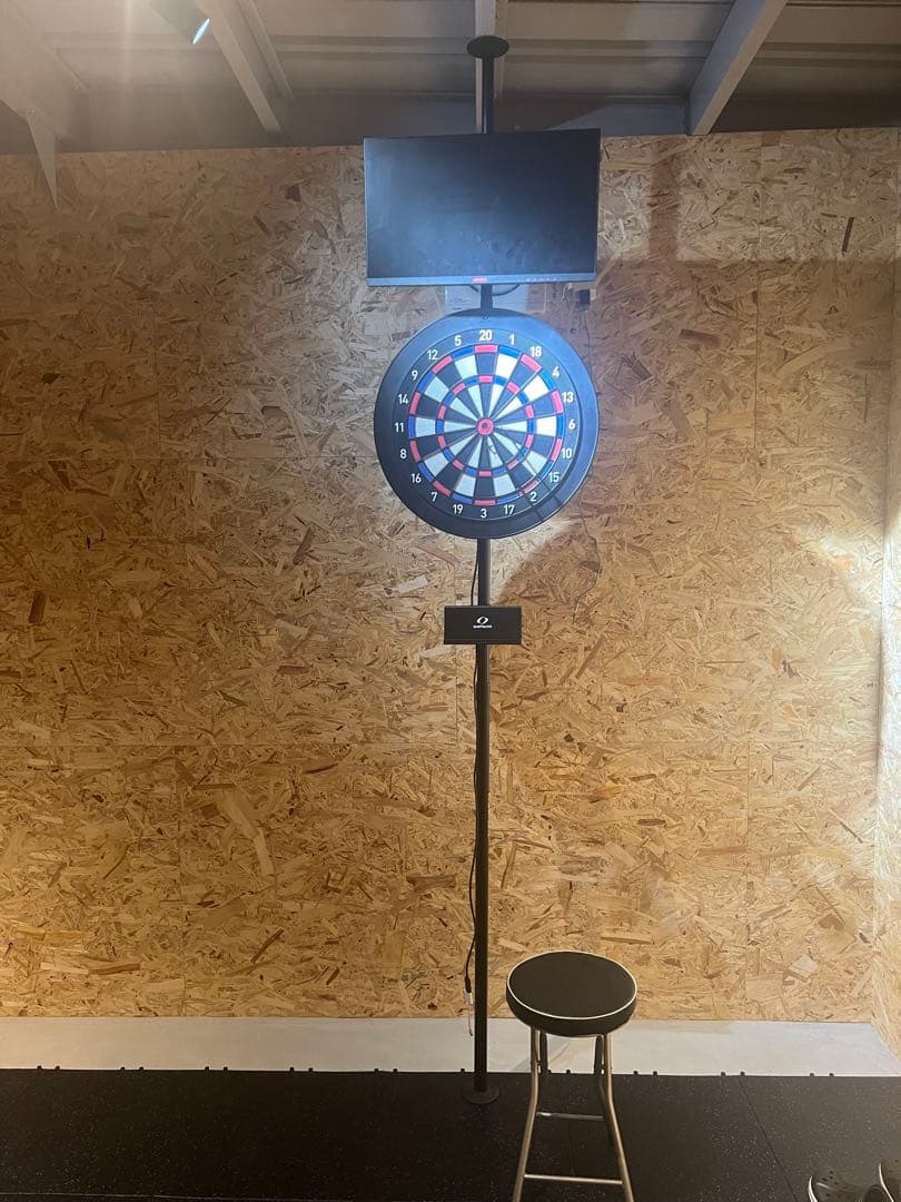 DARTSLIVE ダーツライブポールスタンド モニターマウント付き