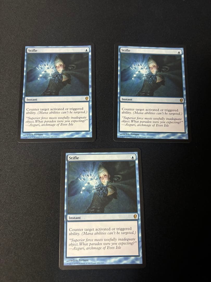 MTG もみ消し/Stifle 3枚セット