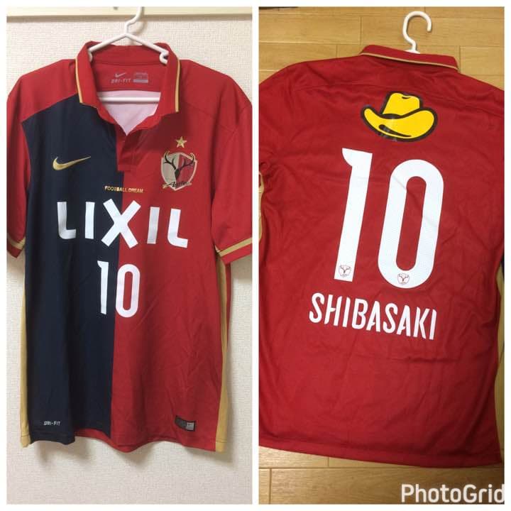 鹿島アントラーズ ユニフォーム 美品 柴崎選手 レプリカL スポーツ サッカー