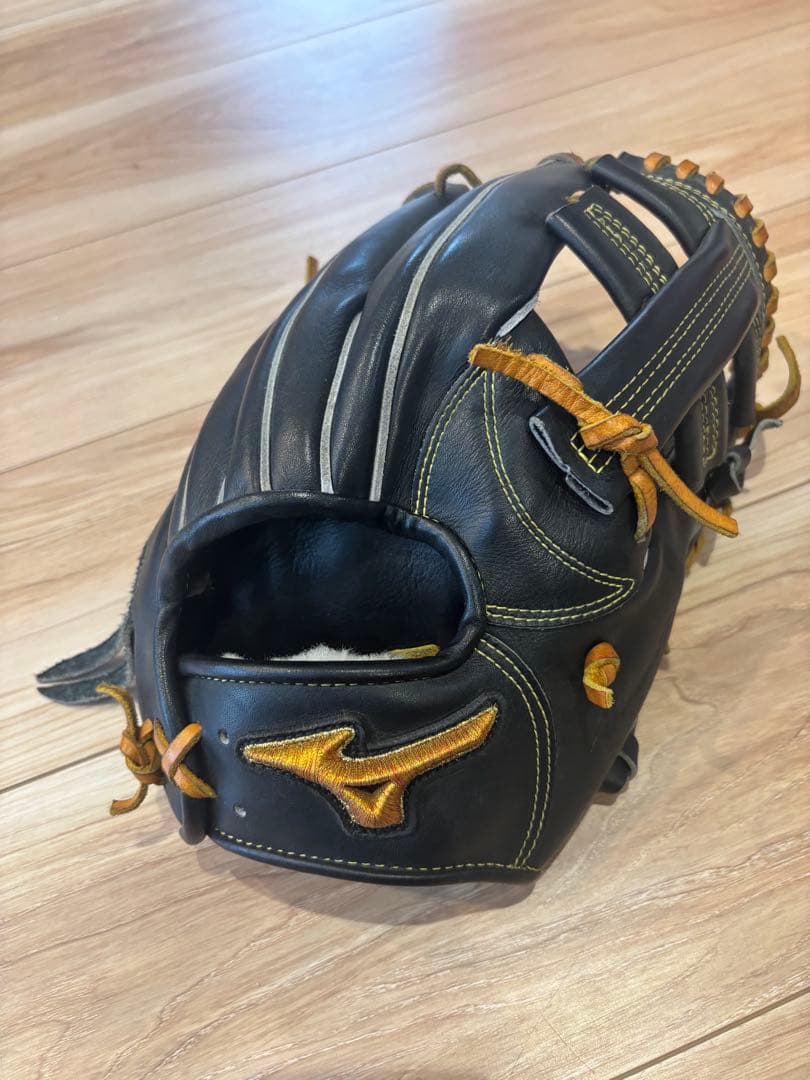Mizuno プロ　クラシック軟式野球グローブ 黒
