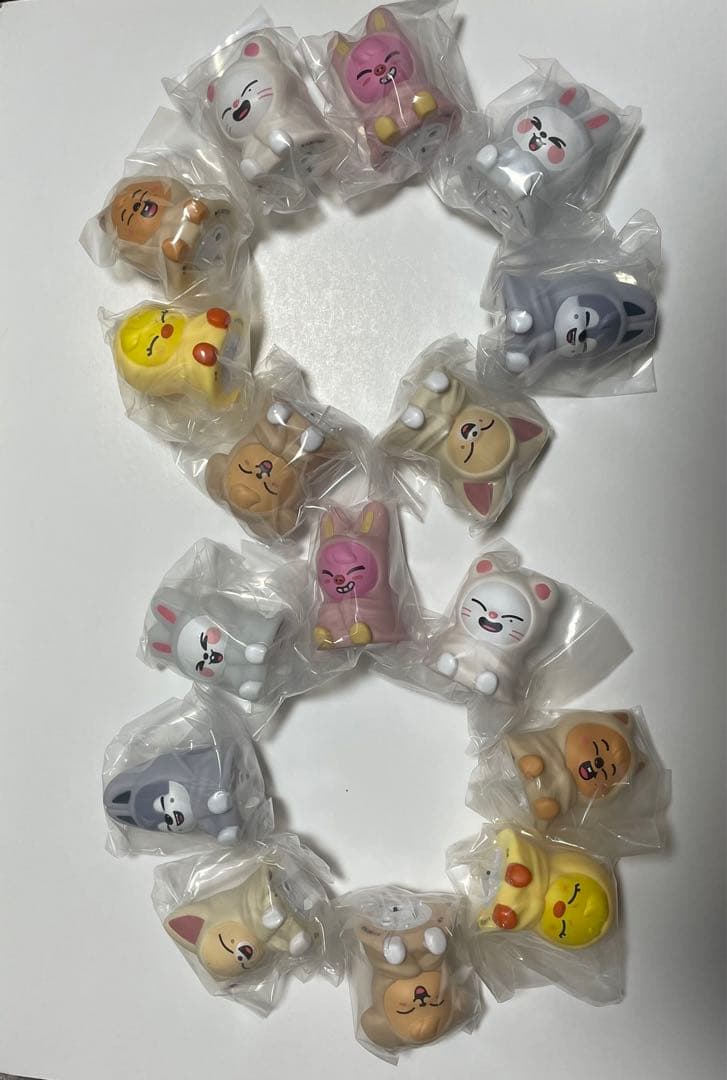 skzoo スキズ　ライトマスコット全8種コンプリート✖️2 計16コ　ガチャ