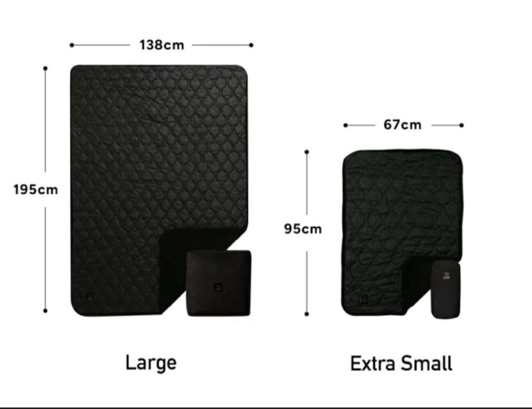 LUGH魔法瓶ブランケットLブラック