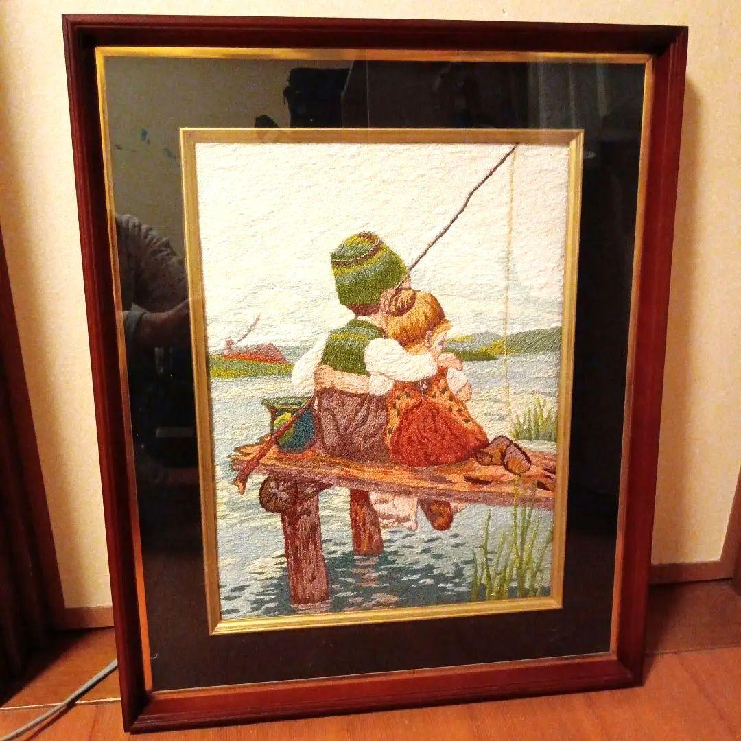 松鳩文化刺繍　仲良し