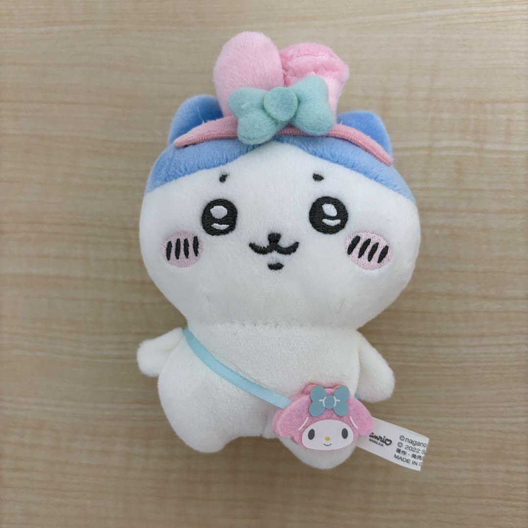 ちいかわ　サンリオキャラクターズ　マスコット　ハチワレ×マイメロディ