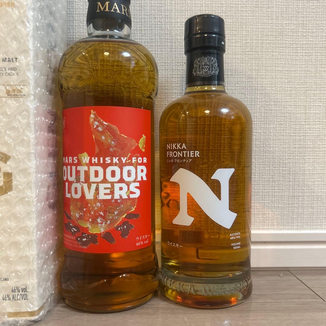 ウイスキー4本　芋焼酎1本の5本セット　匿名発送　メルカリ便　送料込　早い者勝ち