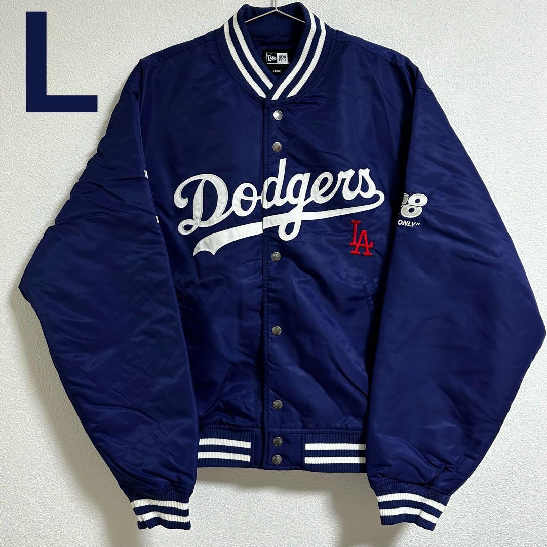 セール‼️ NEWERA ドジャース ナイロンジャケット ブルー GR8③