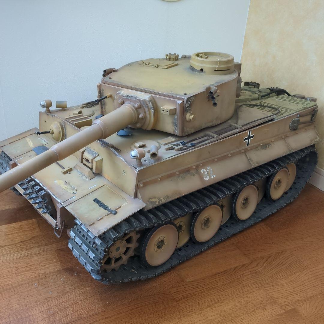 タイガー一型ドイツ戦車　金属製
