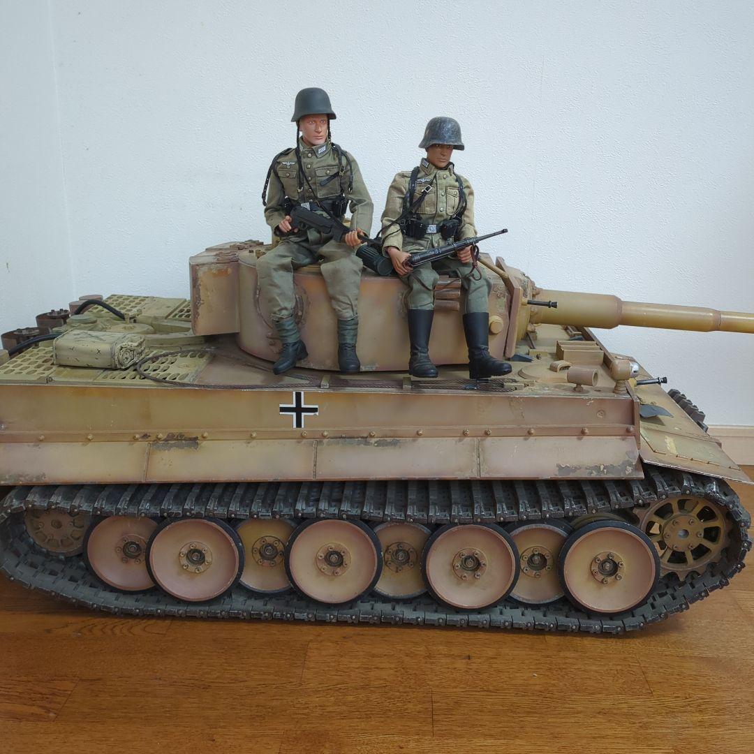 タイガー一型ドイツ戦車　金属製
