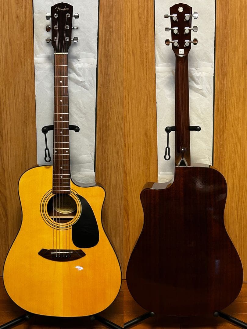 美品 Fender CD-60CE NAT Fishman搭載 純正ギグバッグ