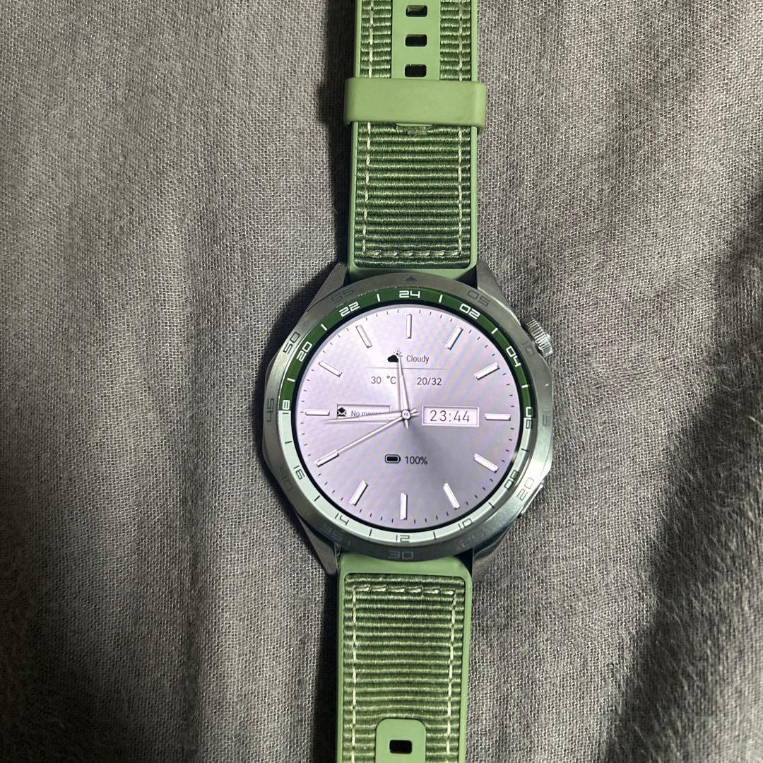 HUAWEI WATCH GT 4 46mm グリーン ゴルフナビ機能搭載
