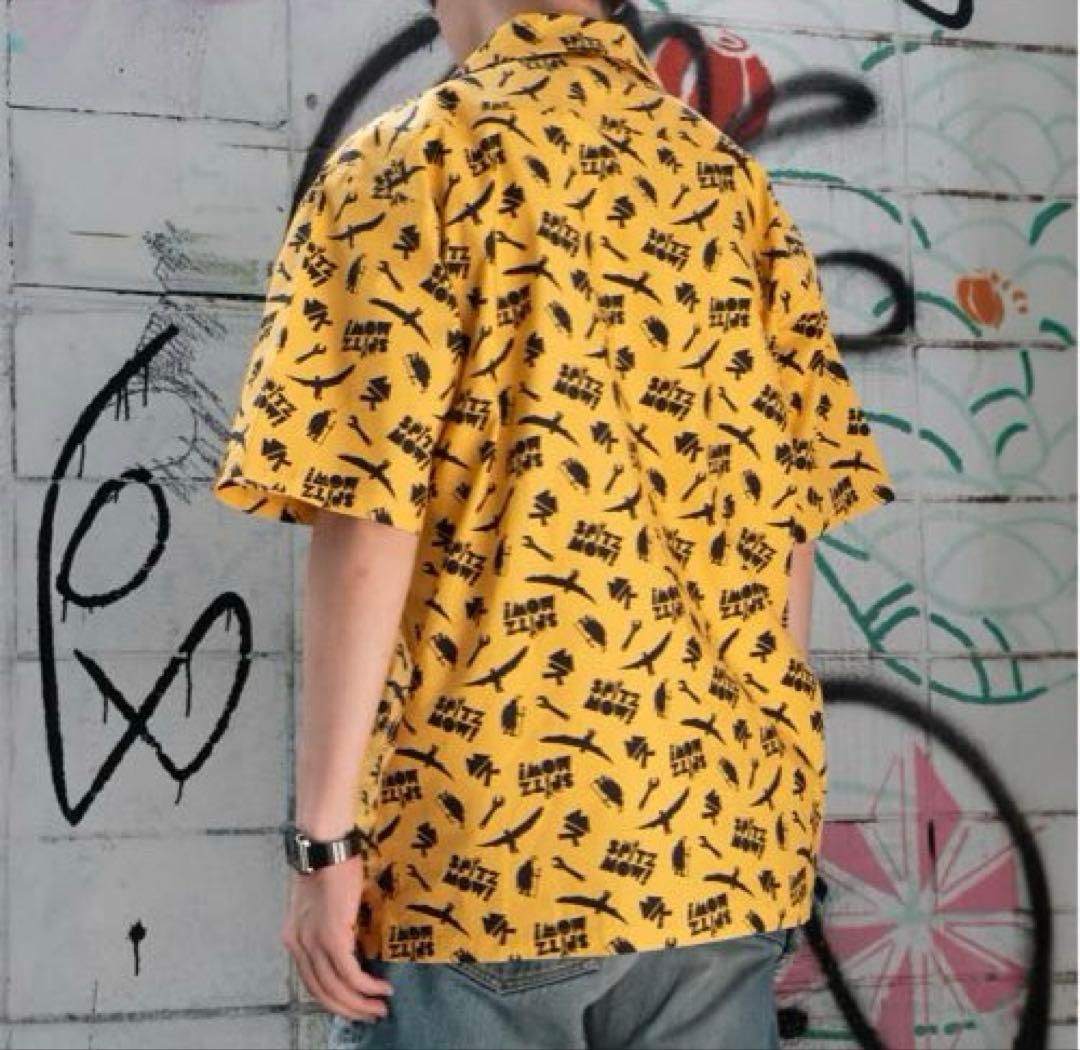 スピッツ ロック大陸の物語展 オープンカラーシャツ