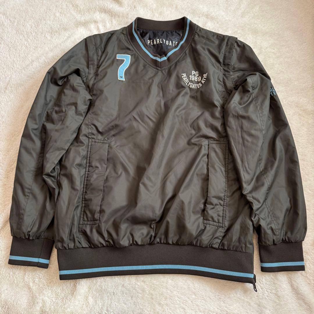 【パーリーゲイツ】美品　スニードジャケット　カーキ　ブラック　サイズ 3