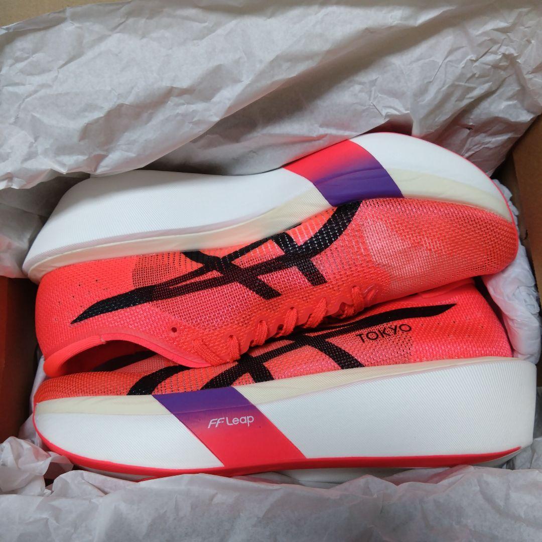 新品 アシックス SPEED SKY TOKYO 27 オレンジ