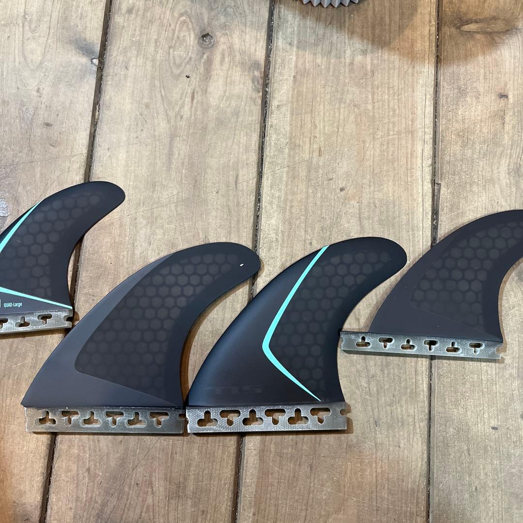 STANDARD FINクワッド箱無しサーフボードフィン 4枚セット