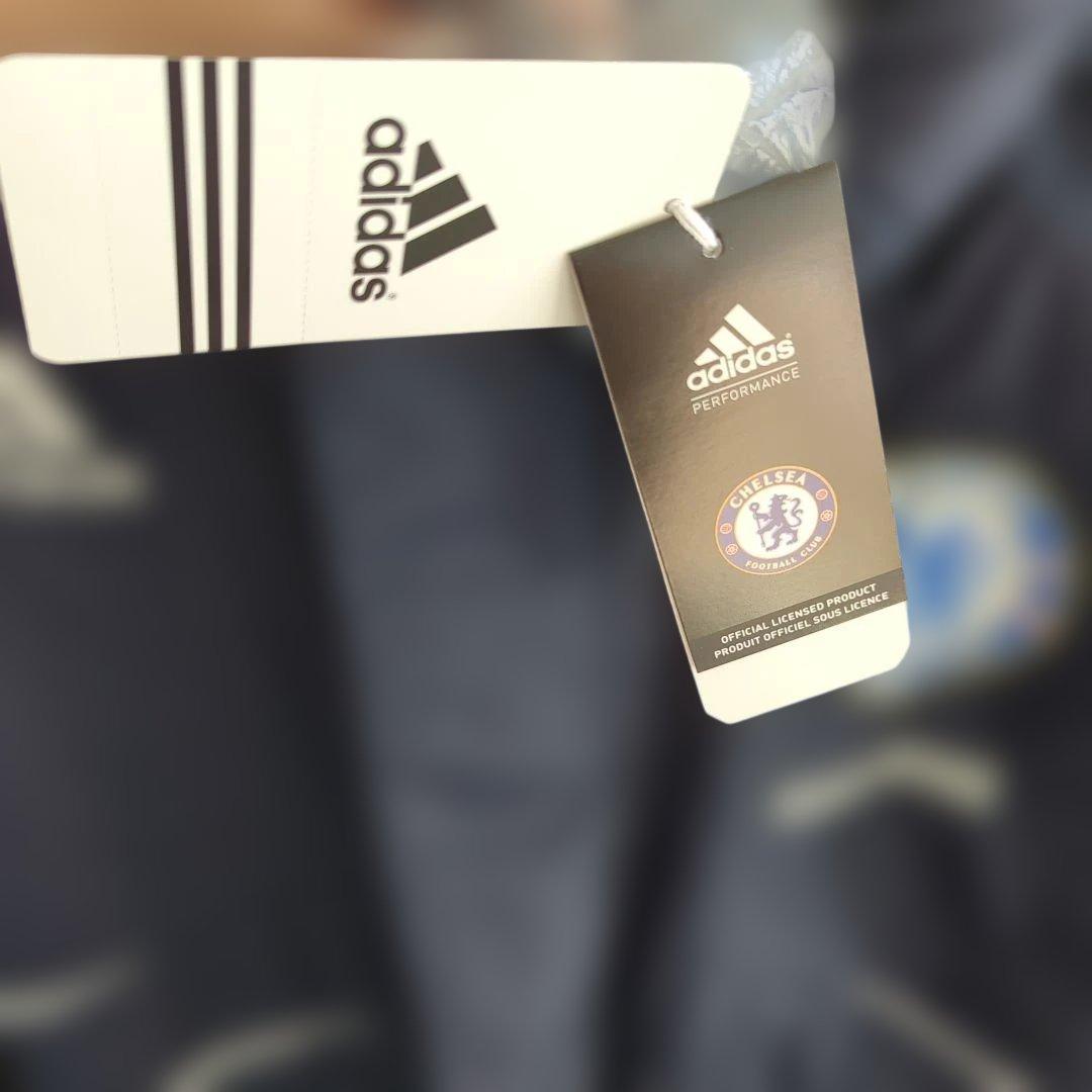 新品 タグ付き CHELSEA 【 adidas 】ベンチコート M ネイビー