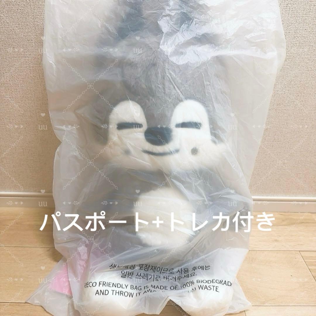 スキズ　テディベア ぬいぐるみ ウルフチャン バンチャン　60cm teddy