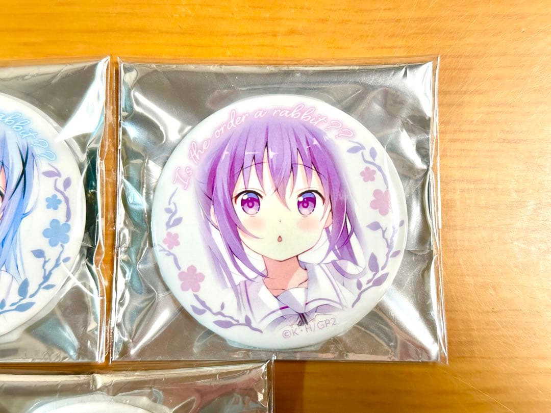 【新品・未使用】ごちうさ ハートポーズ 缶バッジ 8種コンプセット C97