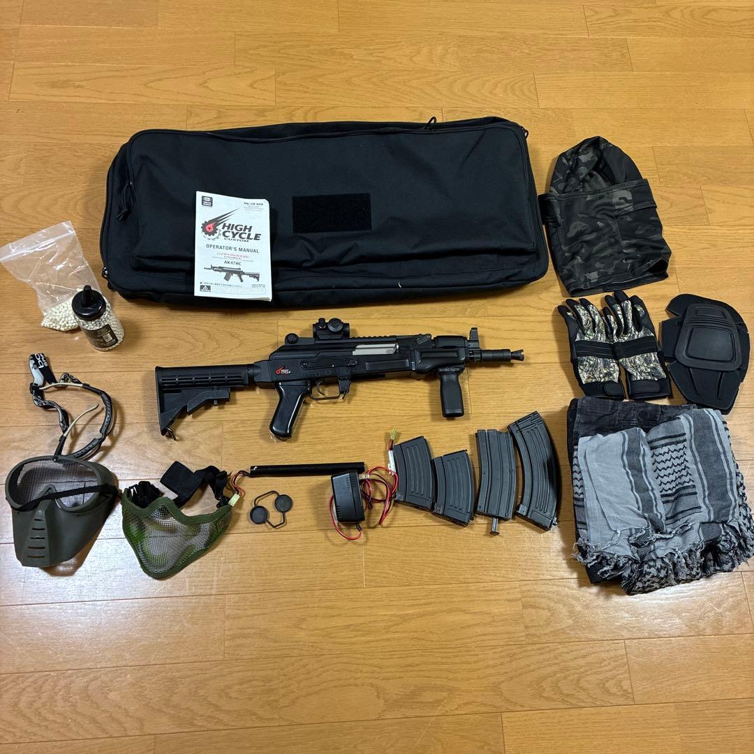 AK47HC エアソフトガン セット