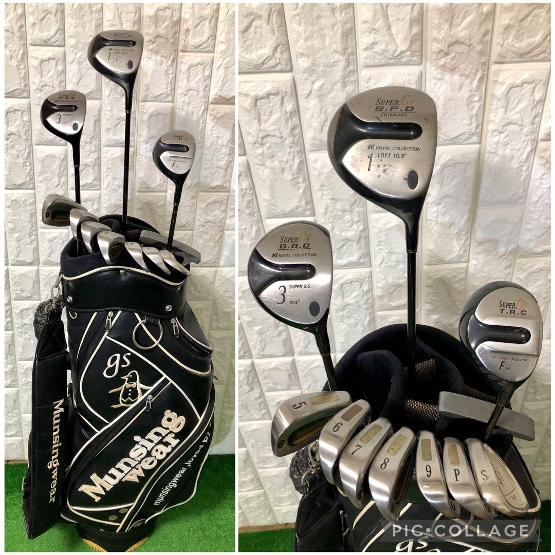 初心者おすすめ☆ロイヤルコレクション男性用☆マンシングウェア製バッグ付☆特典有り