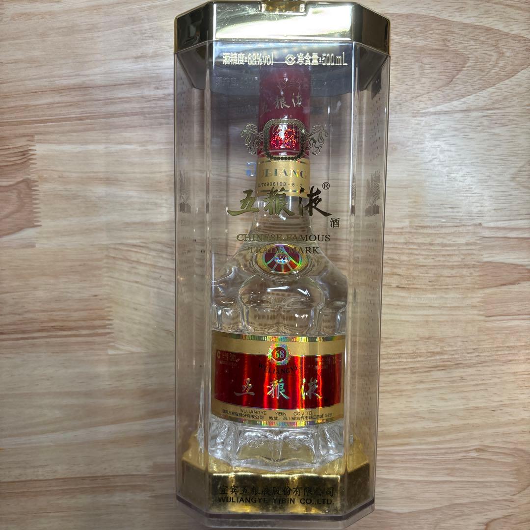 未開栓　中国高級白酒 五粮液ごりょうえき 500 mL 68度　2009年