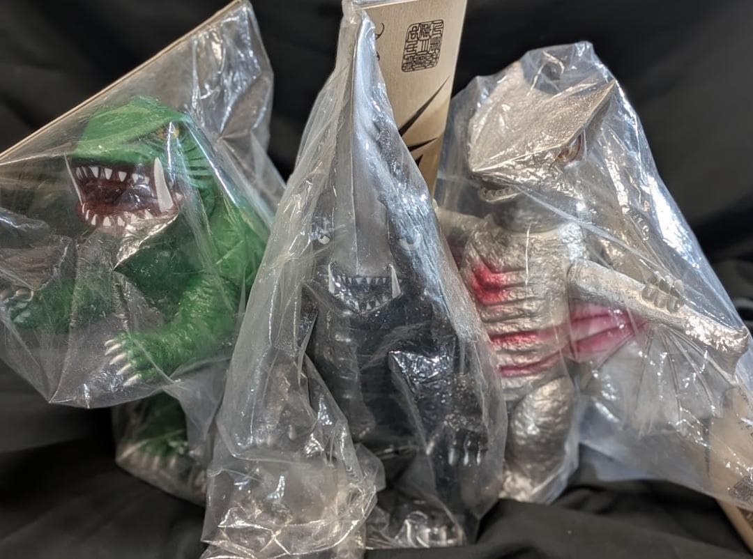 昭和ガメラ・ギロン・宇宙ギャオス（マーミット）ビニールパラダイス未開封３体セット