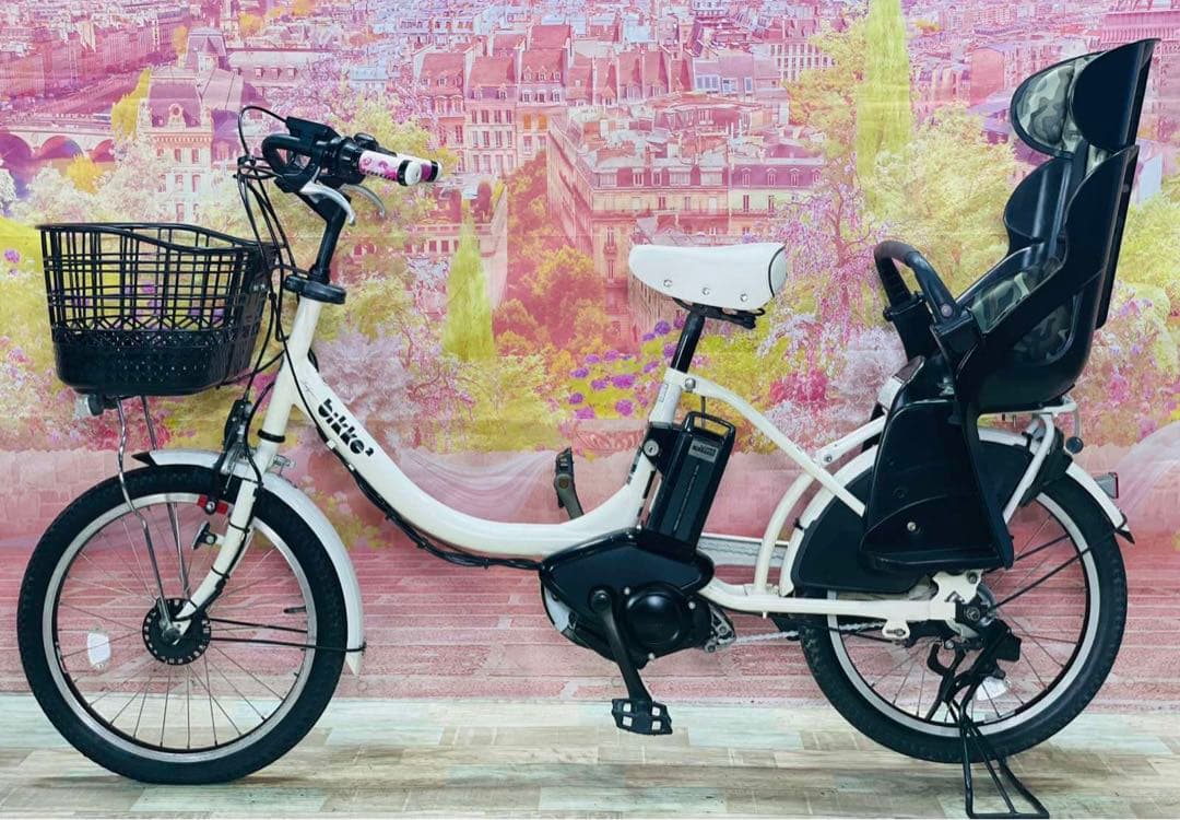K2451 電動自転車ブリヂストン ビッケ 子供乗せ 20インチ ホワイト