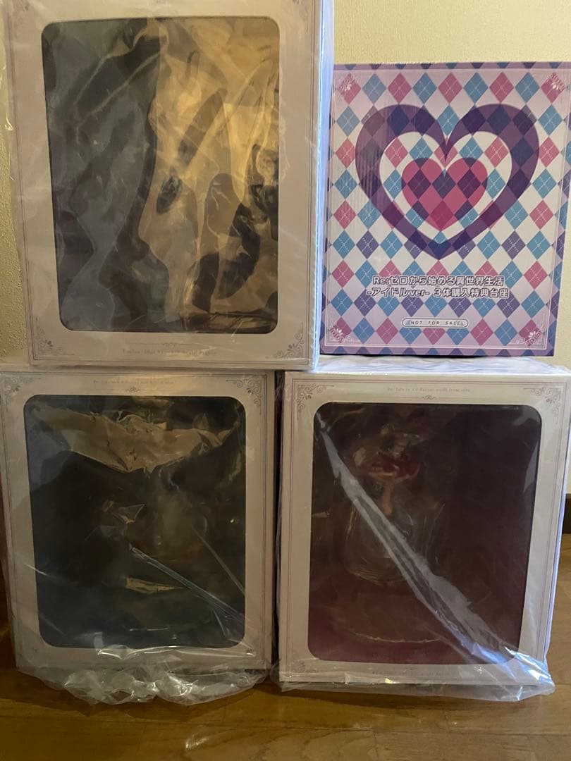 リゼロの渋谷スクランブルフィギュアの4点セット