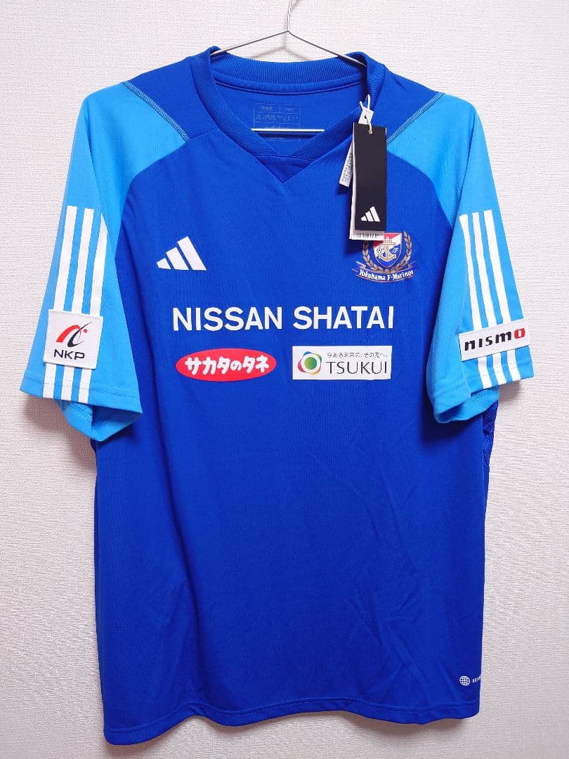 未使用　adidas　2023 横浜F・マリノス　選手着用　トレーニングシャツ