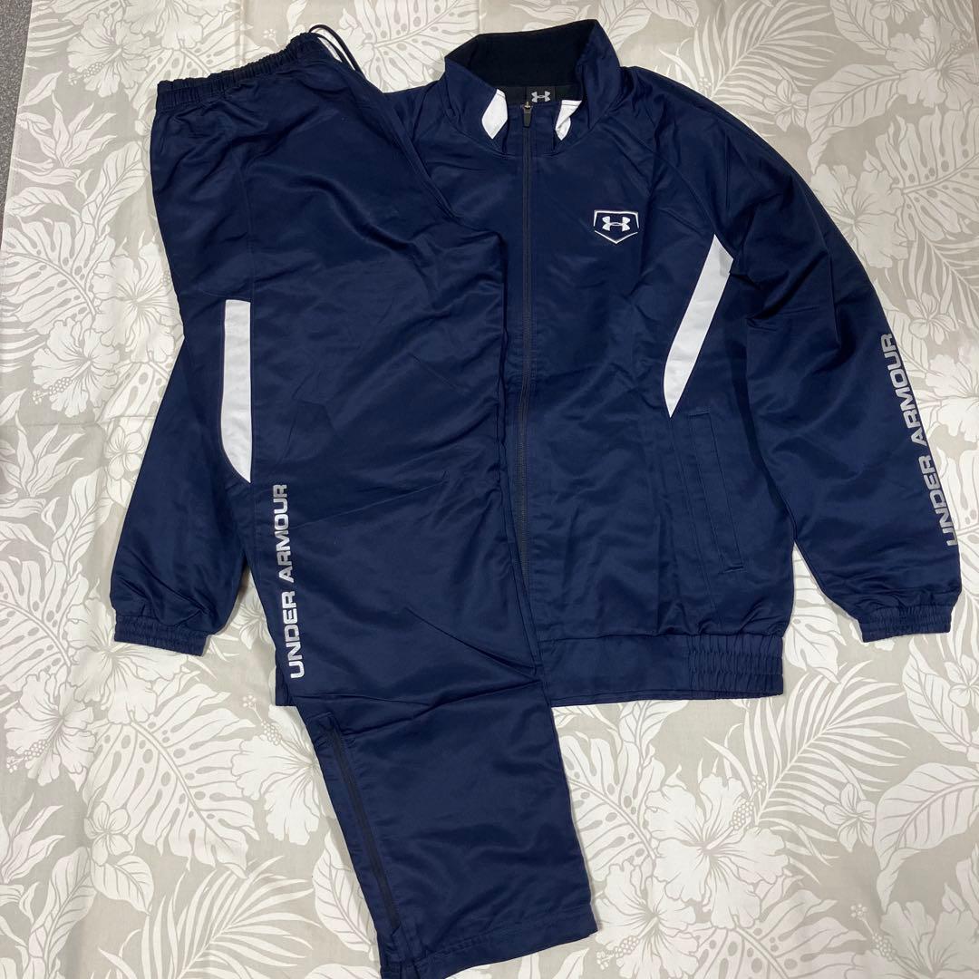 Under Armour セットアップ　ベースボール　ネイビー✖️ホワイト