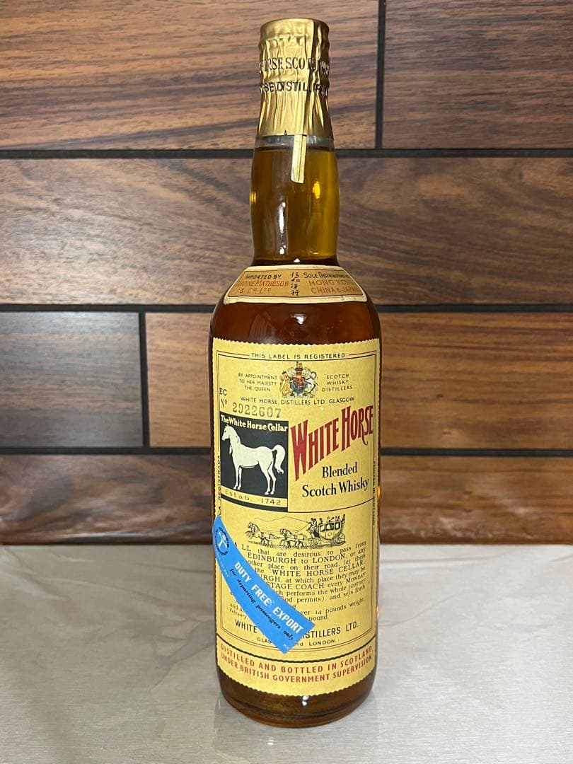 ホワイトホース WHITE HORSE スコッチ ウイスキー ティンキャップ