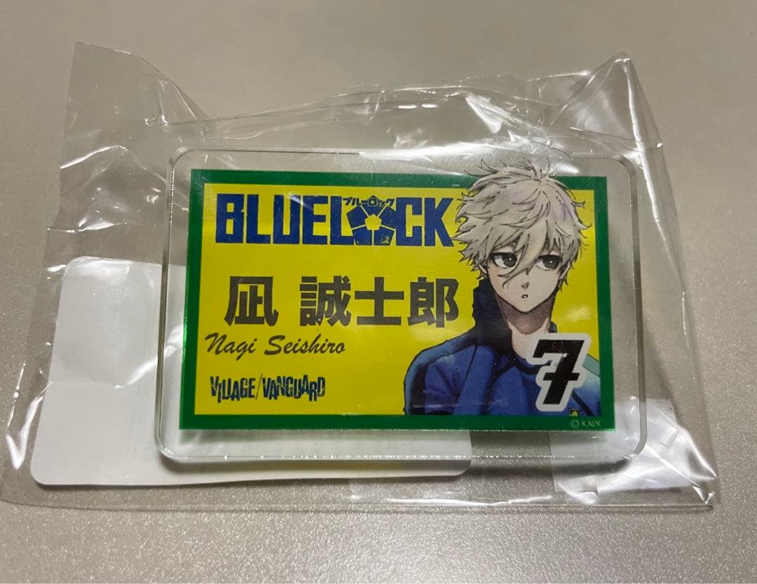 ブルーロック　ヴィレッジヴァンガードコラボ　凪　名札　ネームバッジ　原作絵　レア