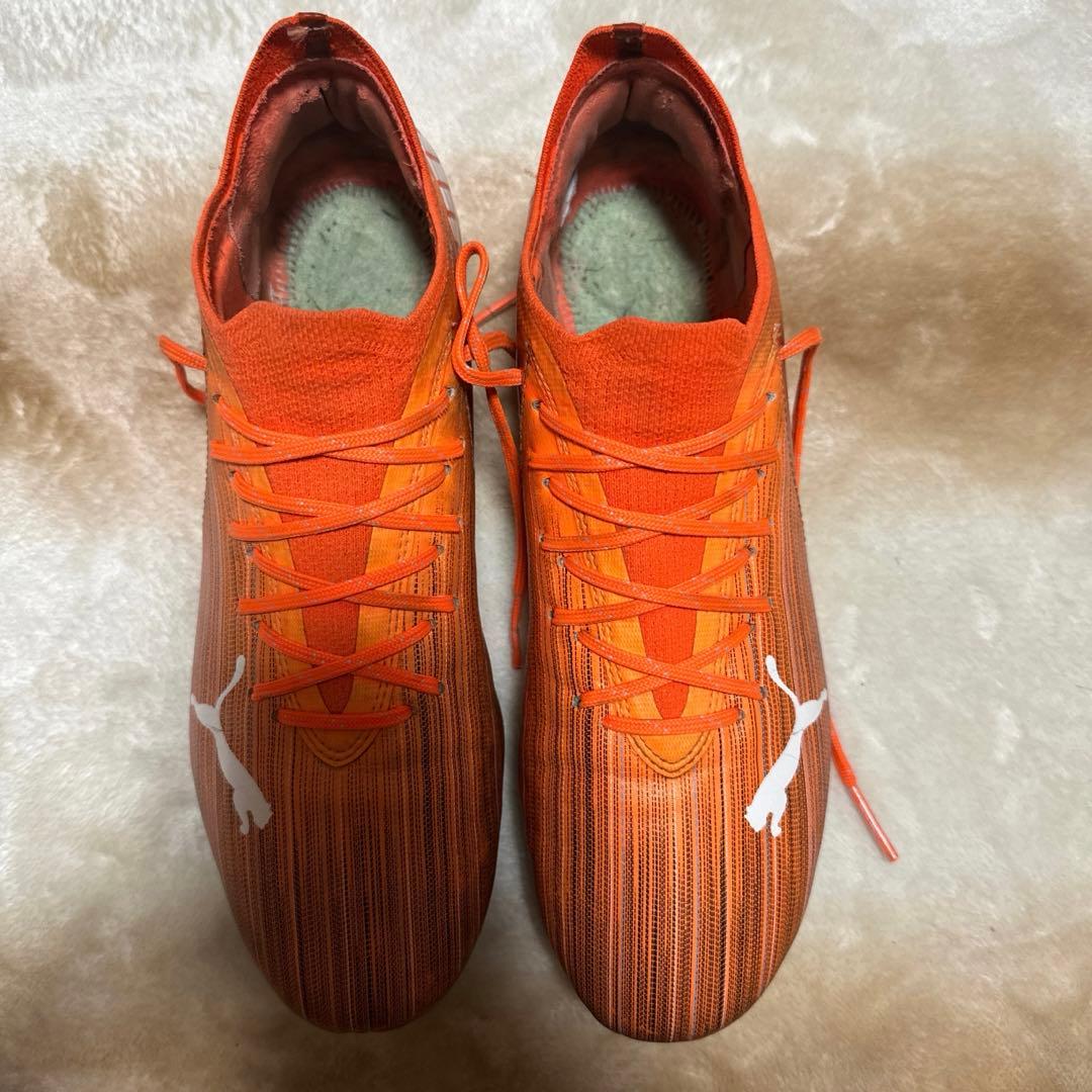 支給品 特注 レザー プーマ ウルトラ ネーム入り