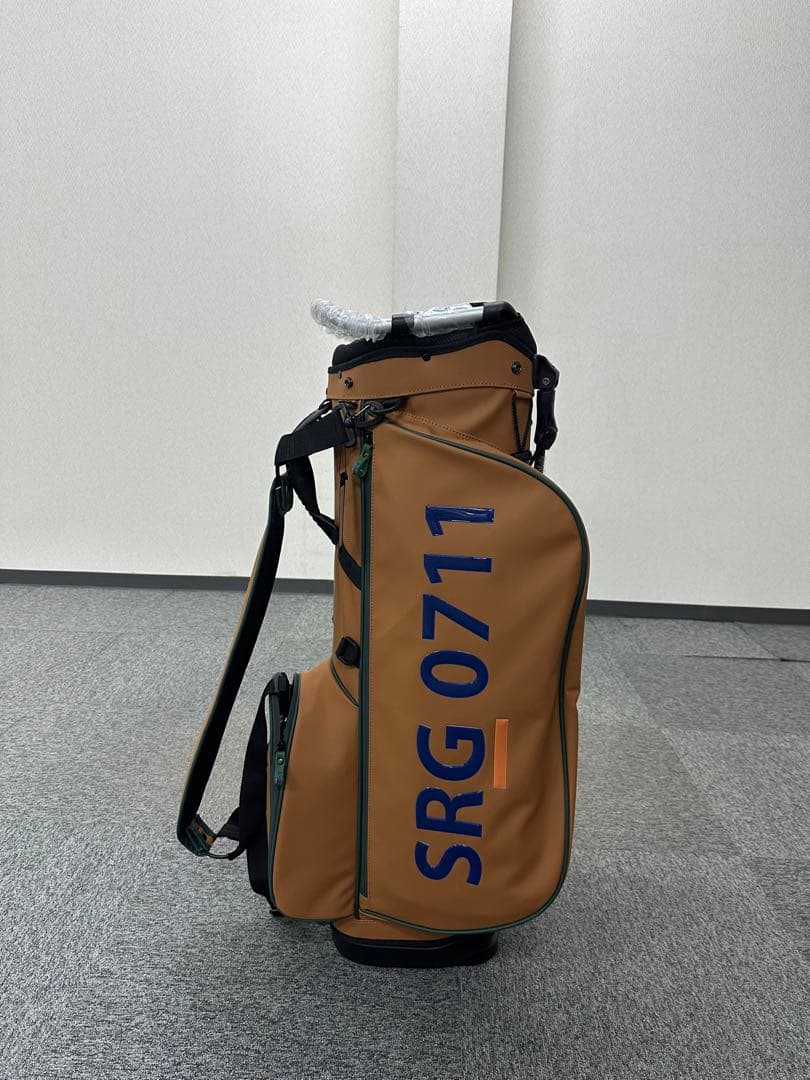 【新品未使用】SRG 0711 ゴルフ キャディバッグ ブラウン カーキ