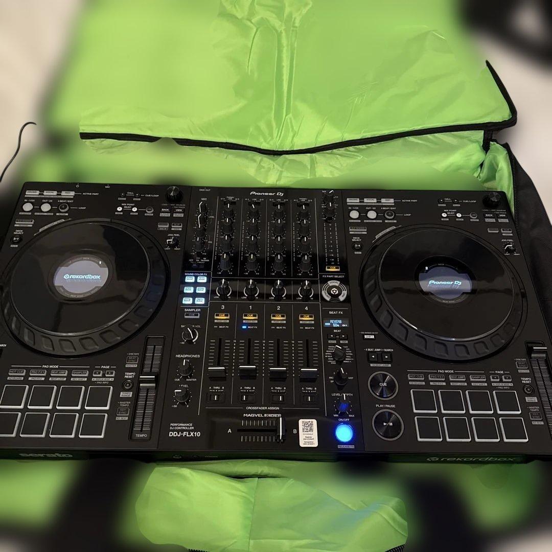 DDJ-FLX10 コントローラー ケーブル、バッグおまけ付き