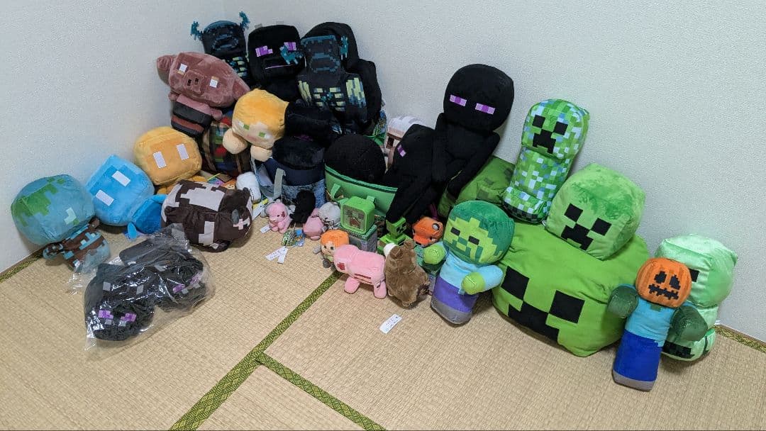 人気マイクラぬいぐるみ
