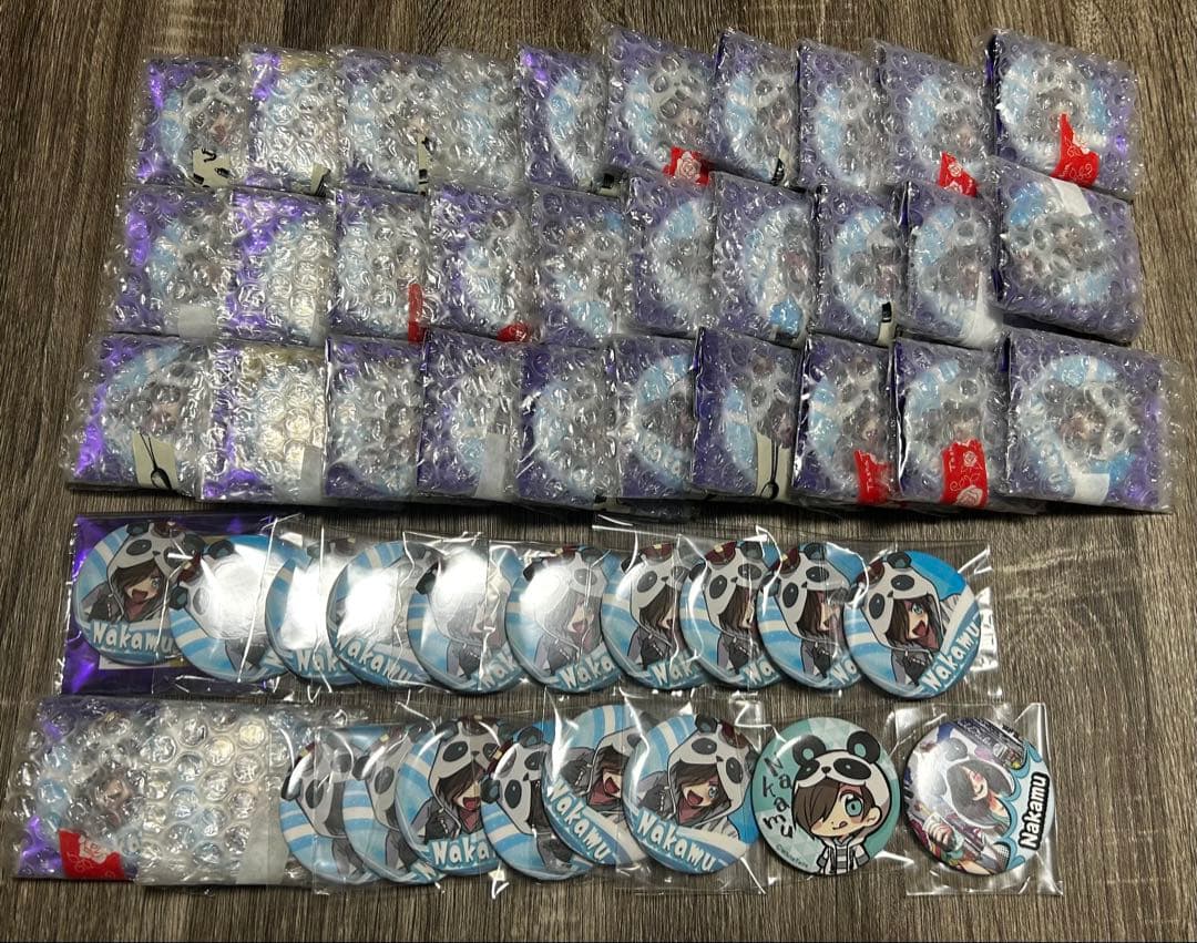 【新品未開封】ワイテルズ nakamu タワーばらばら タワばら 福岡 缶バッジ