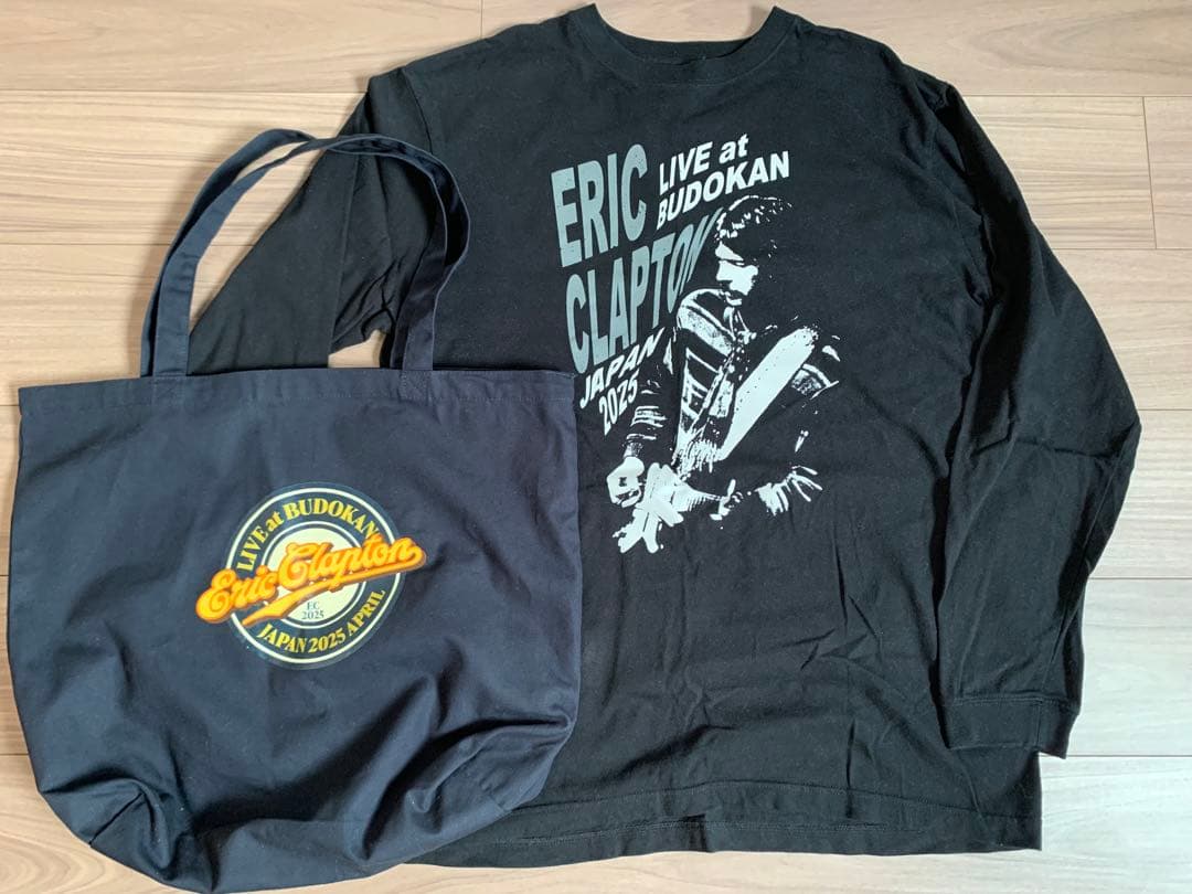 エリッククラプトン　2025年日本武道館ライブ　ロンT