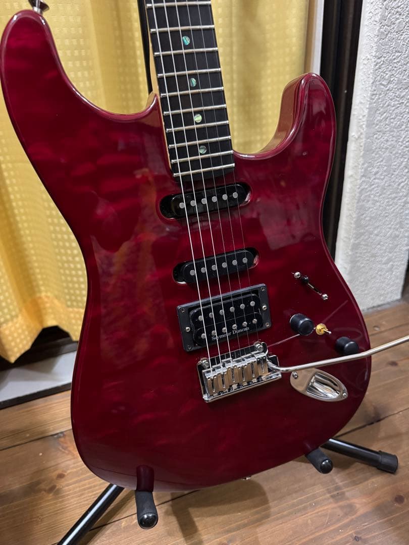 最終。Fender USA American Deluxe Strato QMT