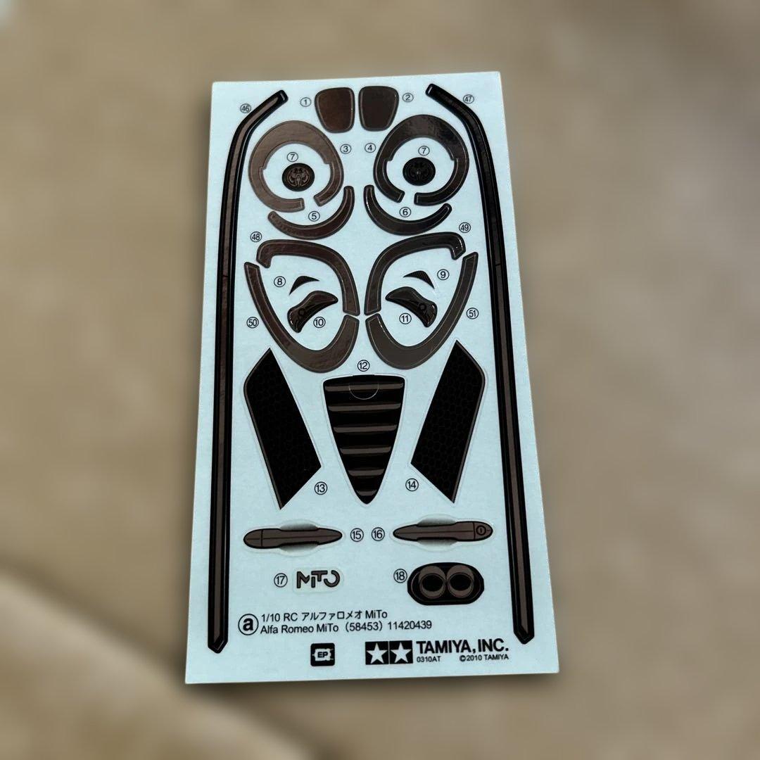 Alfa Romeo MiTo 1/10 ボディキット