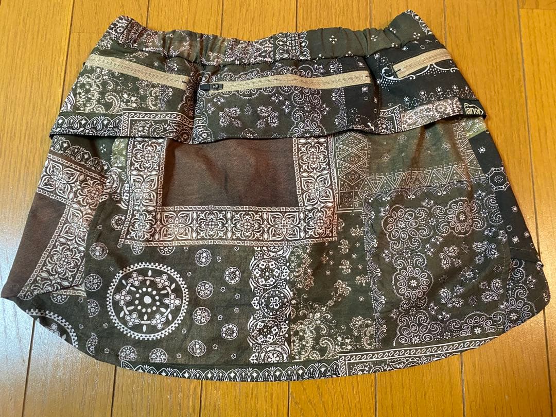 ranor ラナー バンダナ柄Tシャツ＆ランニングパンツ&ランスカ3点セット