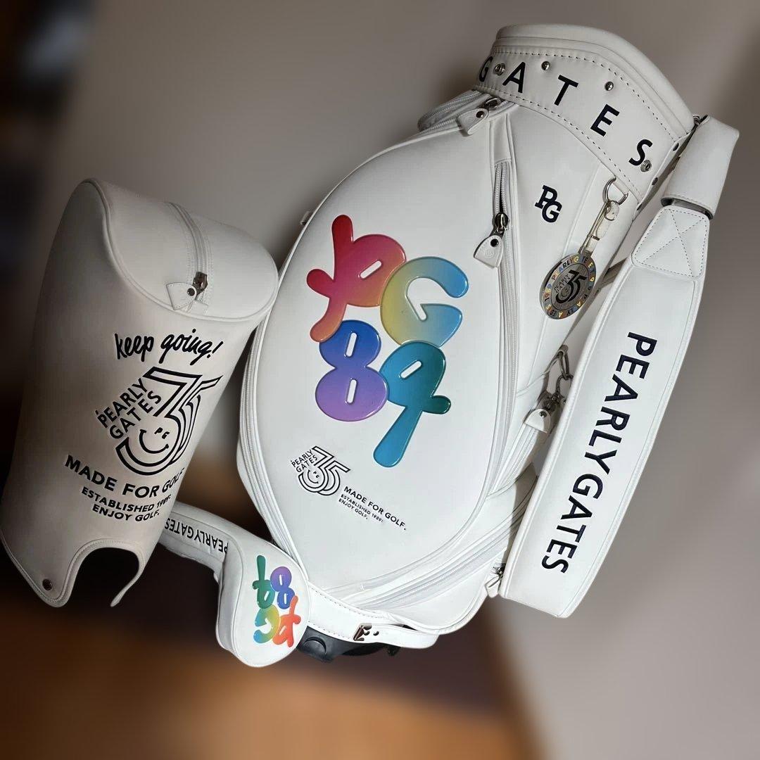PEARLY GATES 35周年記念　ゴルフバッグ　ヘッドカバー　限定品