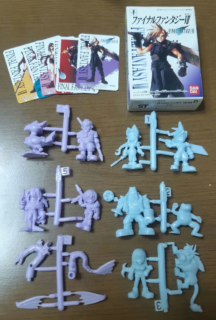 ファイナルファンタジー7 食玩消しゴム セミコンプ　FFⅦ