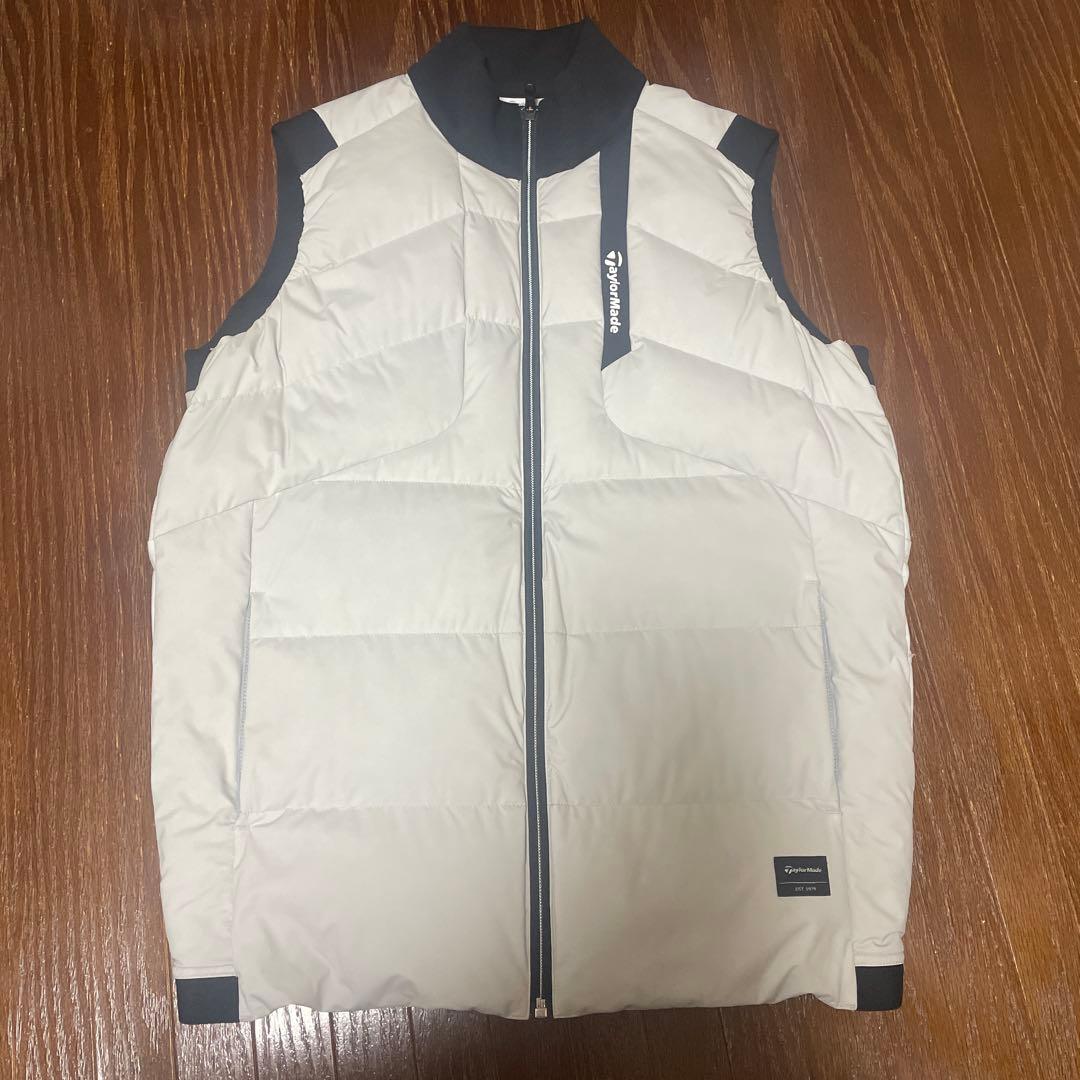 美品TaylorMade ダウンベスト グレー　サイズO