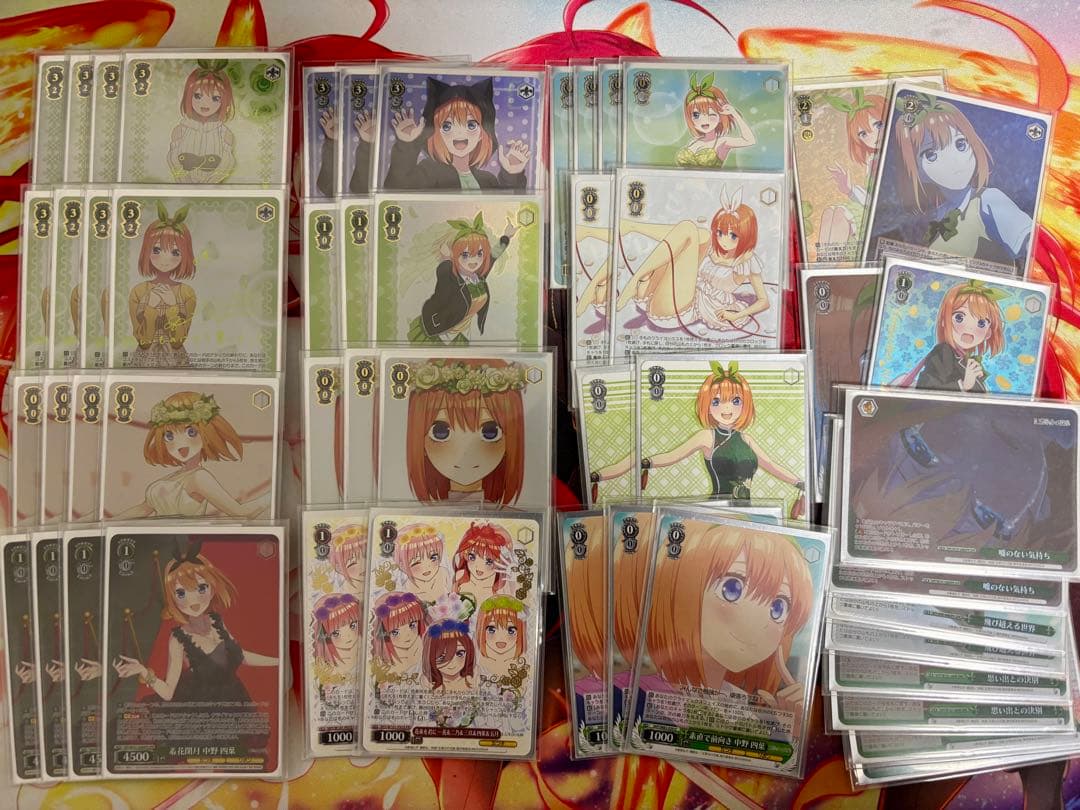 【最終値下げ】五等分の花嫁　四葉　フルホロ　デッキ（光り物パーツ付き）