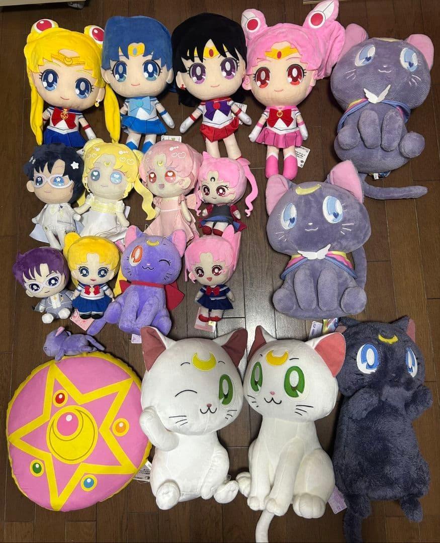 美少女戦士セーラームーン ぬいぐるみ まとめ売り 大量セット タグ付