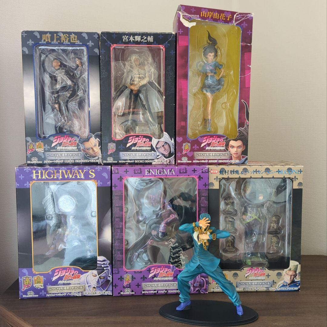 【7点+おまけ】スタチューレジェンド　ジョジョの奇妙な冒険　4部　フィギュア