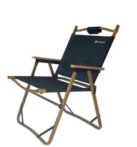 グリンゲート GRINGATE アウトドアチェア 黒 折りたたみ式　ブラック３脚