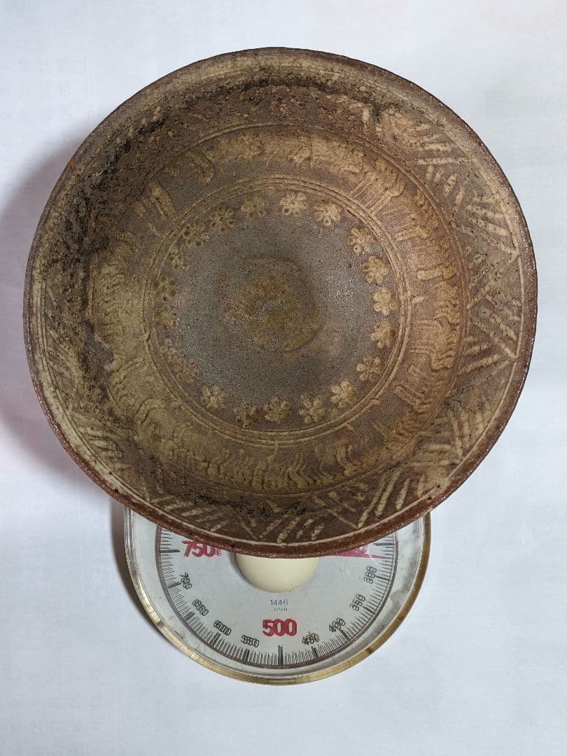 ⭐時代物 茶道具 抹茶碗 古唐津 朝鮮李朝 彫り三島 三島唐津 古美術品 骨董品