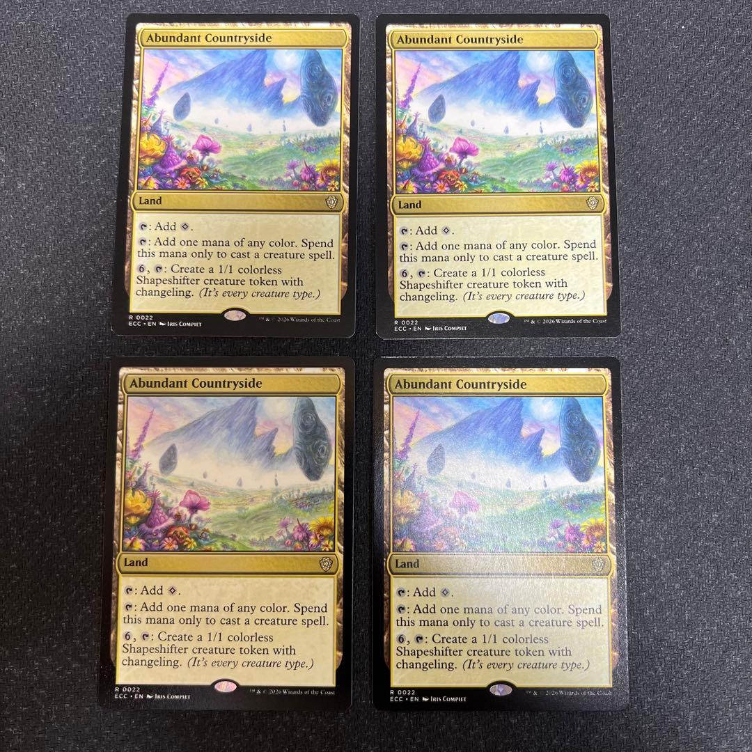MTG 豊かな在郷/Abundant Countryside英語版 4枚セット②